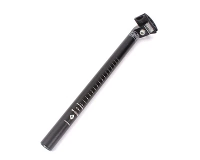 KHE M-Wave Sattelstütze 25,4mm Aluminium 350mm schwarz verstellbar 290g