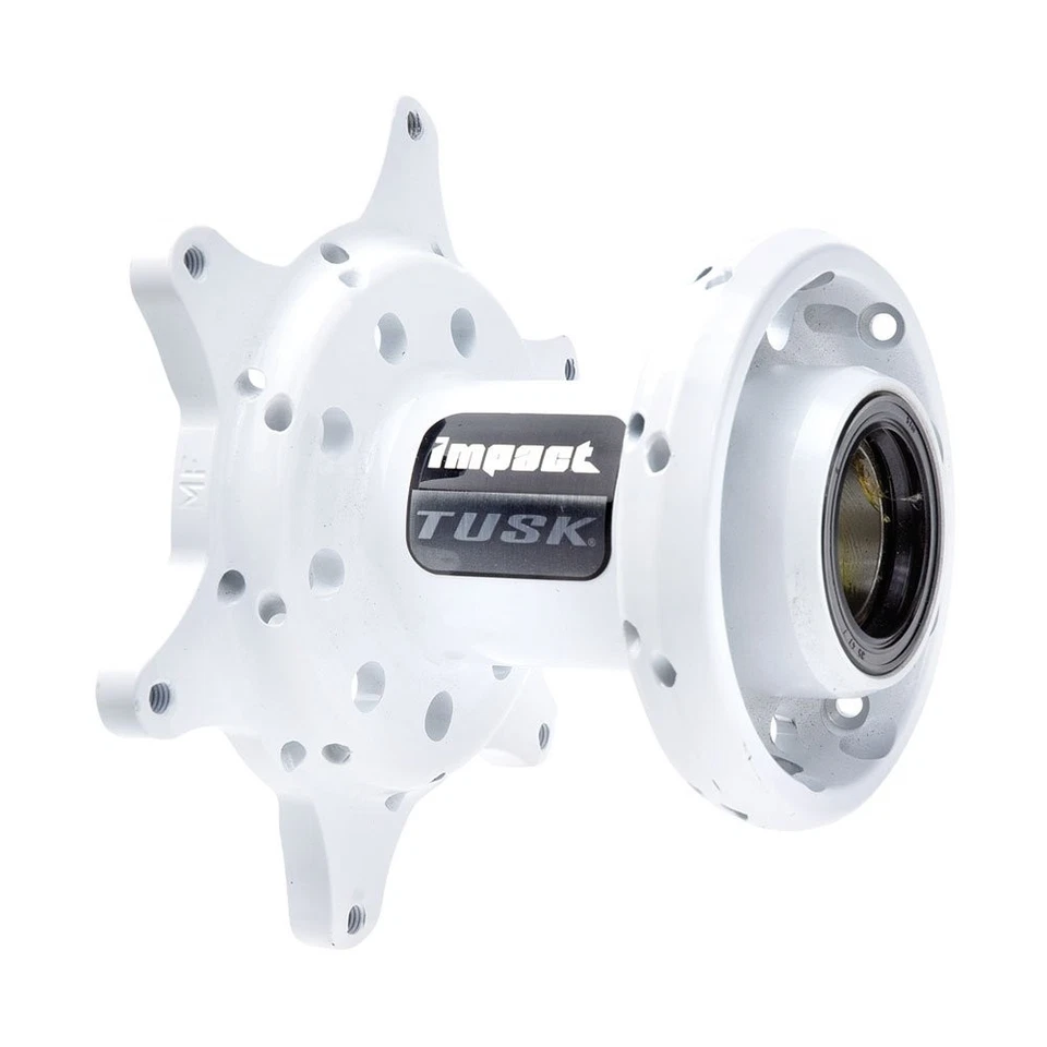Tusk Impact Motorcycle Hub - Front White For Husqvarna TC 125 2015-2022 - Изображение 1 из 4