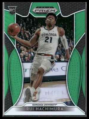 2019 Panini Prizm Draft Picks #10 Rui Hachimura Prizms Green - Image 1 of 2