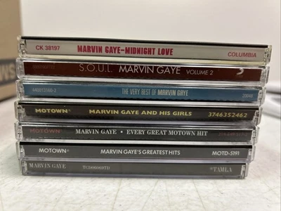 Marvin Gaye 7 CD Lot! Midnight Love, Greatest Hits, More! Foto 1 de 2