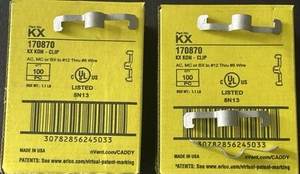200 KX Kon Clip wie nVent Caddy 170870 KOSTENLOSER VERSAND - Bild 1 von 1