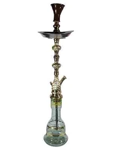 KHALIL MAMOON FANOOS LEVEL 2 HOOKAH LARGE SIZE GOLD - Picture 1 of 1