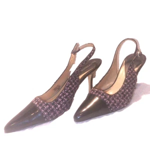 Valerie Stevens Gwyneth Leather Strappy High Heels Pumps Shoes Sz 6 A025 - Picture 1 of 5