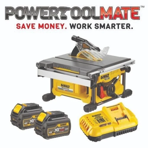 DeWalt DCS7485T2 54v XR 2x6Ah Li-ion 210mm FlexVolt Table Saw Cordless Batteries - Image 1 of 1
