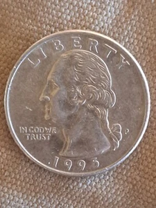 1995 p washington quarter - Picture 1 of 2