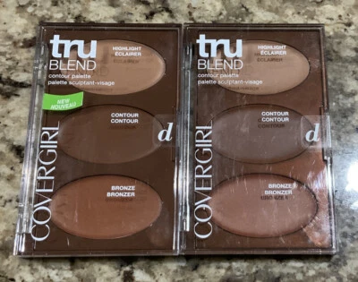 Covergirl TruBlend Contour Palette Highlight Contour Bronze D New Set Of 2 - Image 1 of 2
