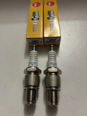 NGK RE9B-T  ( 2809 ) X2 TRAILING SPARKPLUGS FOR MAZDA RX8 — 第 1/2 张图片