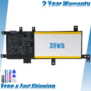 New Battery C21N1634 38Wh 7.6V For Asus Vivobook X542U R542UR A542U A580U FL8000 - Picture 1 of 8