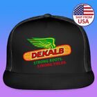 Dekalb Corn Seed Farm Black Trucker Hat Cap Adult Size