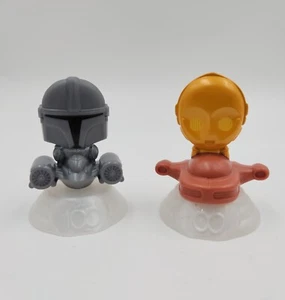 2023 Disney 100 Happy Meal Star Wars The Mandalorian Orange & Gray Action Figure - Picture 1 of 11
