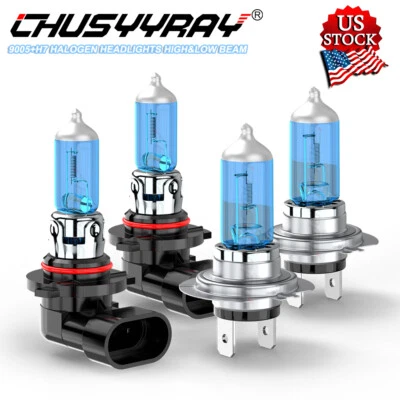 Kit combinado de 4 faros halógenos de haz alto bajo para Mazda Protege5 2002-2003 Foto 1 de 4