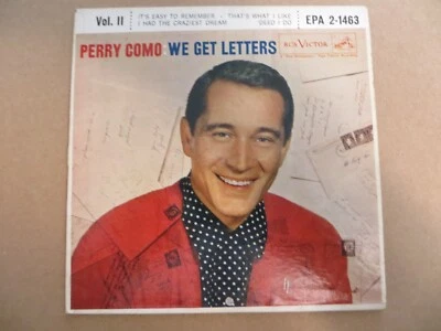 Perry Como – We Get Letters (Vol. II) - 1957 - RCA Victor EPA 2-1463 7" EP G/VG - Image 1 of 4