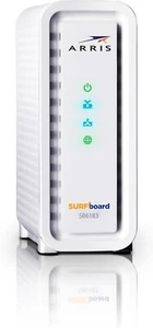 ARRIS SB6183 DOCSIS 3.0 Cable Modem, 16x4 Gigabit, Up to 400 Mbps ISP Compatible - Picture 1 of 6