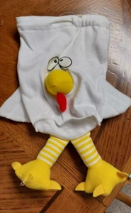 Imagination Factory Wacky Chicken Cloth Drawstring Bag Easter/Gag - Picture 1 of 3