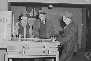 Playing Pinball & Having Beer Pa Club Vintage 1940s 4x6 Reprint Of Old Photo - Picture 1 of 1