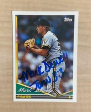 MARK DEWEY PITTSBURGH PIRATES SIGNED AUTOGRAPHED 1994 TOPPS CARD #101 W/COA