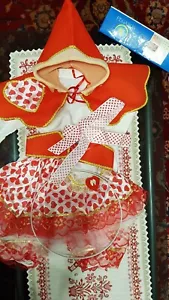 CAPPUCCETTO ROSSO costume vestito CARNEVALE bambina tg. 3/4 anni PEGASUS SRL - Foto 1 di 4