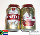 EMPTY - CASTLE LAGER BEER can SOUTH AFRICA Cricket PRINCE New Proteas 2011 ZA