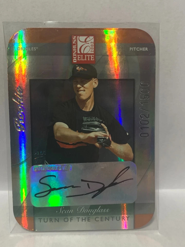2002 Elite Extra Edition Turn of the Century Autograph - SEAN DOUGLASS - Image 1 of 1