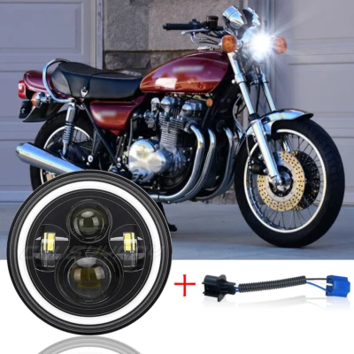 For Suzuki Bandit 400 600 1200 LED Motorcycle 7" Headlight Turn Signals Ring DRL - Image 1 of 4