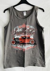 2 Men’s Slim Fit Hot Rod Enthusiast Vest/Tank Top’s Size Medium - Picture 1 of 11