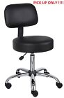 Boss Office Products B245 Bk Be Well Medical Spa Stool Back Pick Up Only 