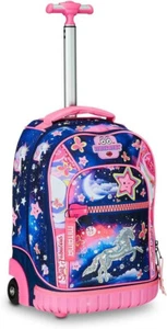 Zaino Trolley 2 Ruote Mitama Run Scuola Magic Pink Doppio Scomparto - Imagen 1 de 4