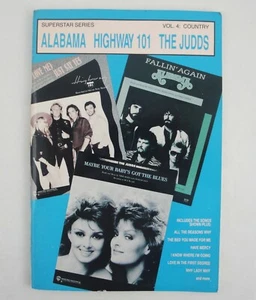 Cancionero country Alabama Highway 101 The Judds Superstar Series vista y sonido WB - Imagen 1 de 12