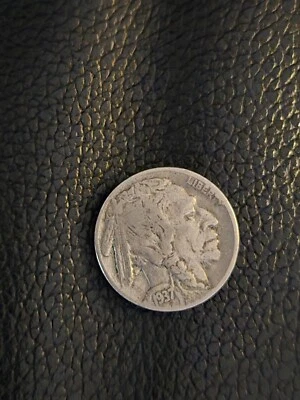 1937 rare liberty in rim error buffalo nickel. - Image 1 of 2