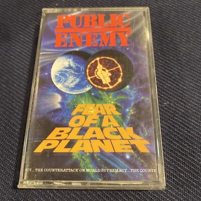 PUBLIC ENEMY Fear Of A Black Planet Cassette Tape 1990 Rap Hip-Hop Rare #2 - Image 1 of 4