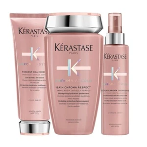 Kerastase Kit Chroma Absolu Bain250 + Fondant + Spray - Foto 1 di 1