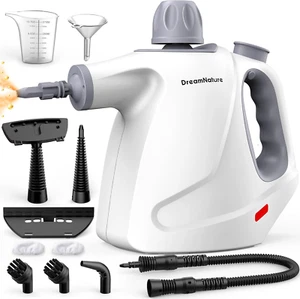 Handheld Pressurized Steam Cleaner – 12 Accessories – Multi-Surface, Home & Car - Picture 1 of 7