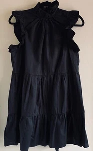 THE FATED MINI BLACK DRESS / TOP, SIZE 10, AS NEW - Picture 1 of 4