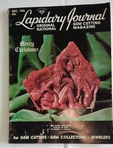 VTG Lapidary Journal Gem Cutting Jewelry Magazine Dec 1966 Good Samaritan Ruby - Picture 1 of 1