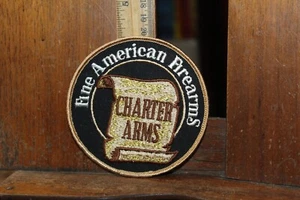 Vintage Embroidered Patch Charter Arms Fine American Firearms - Picture 1 of 2