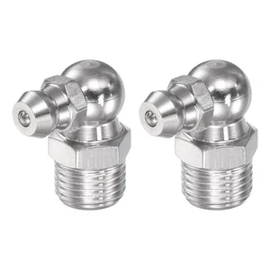 Montaje de grasa hidráulica de 90 grados de acero inoxidable 304 de 5 piezas 1/8 a 28 roscas - Imagen 1 de 3