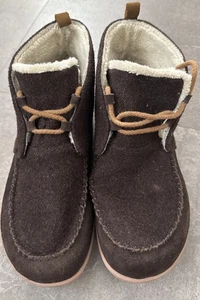 Lands End Womens All Season Bootie Slippers Rich Coffee Heather  11 B 532379 - Picture 1 of 9