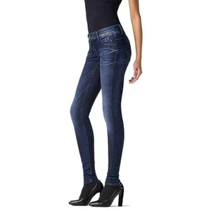 G-Star, Damen, Jeans, Skinny, Lynn Zip Mid Skinny Wmn, Dunkelblau, W25 L34 - Picture 1 of 5