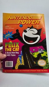 Nintendo Power Magazine 40 Felix The Cat NES Spider-Man Poster Sept. 1992 🐶