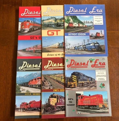 Diesel Era Magazine Complete 1993 Set of 6 (January - December) - Image 1 of 4