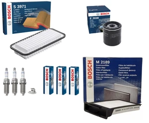 Toyota Service Kit Fits Aygo 1.0 _B1_ Bosch Air Oil Cabin Filter Spark Plugs - Picture 1 of 17
