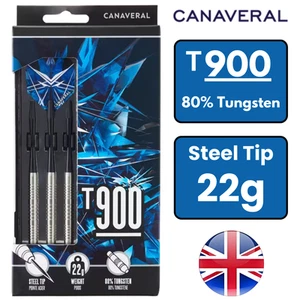 Canaveral Pro T900 Steel Darts 22g - 80% Tungsten, Precision Grip - 3 Stück - Bild 1 von 1