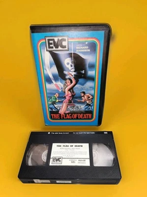The Flag Of Death Aka The Saracens VHS Pre Cert 1980 Big Box Ex Rental Dutch Sub - Image 1 of 4