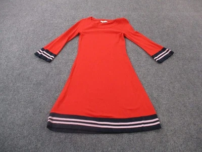 Boden Dress Womens 4 Orange Wool Sweater Stretch Classic Preppy Modern Casual - Image 1 of 4