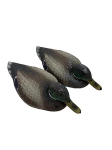 G&H Decoys Mallard Duck Decoy Pair Vintage Style Hunting Waterfowl Decor - Picture 1 of 11