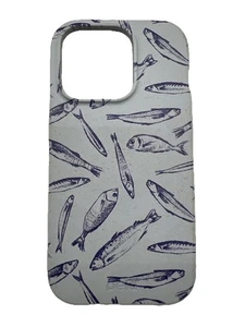 Pela Case Powder Blue Fishery iPhone 15 Pro Case - New - Picture 1 of 4