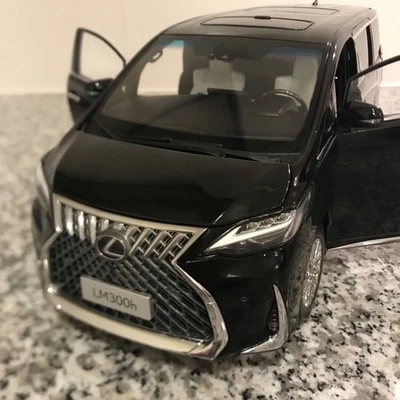 New and  LEXUS Lexus LM300h Black 1 18 Miniature Car - Image 1 of 4