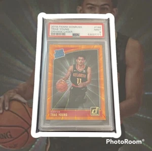 Trae Young 2018 Donruss Rated Rookie #198 Orange Laser PSA 9 Mint LOW POP 💥 - Bild 1 von 1