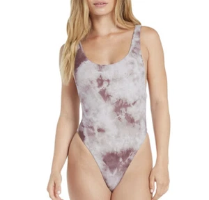 NWT Volcom Women's Follow The Cloud One Piece Swimsuit, Eggplant Size XL - Picture 1 of 3