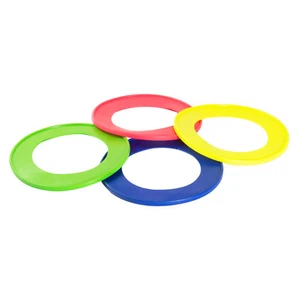 Dog Pet Flying Disc Ring Fun Frisbee Throw Fetch Retrieval Beach Garden - Picture 1 of 10